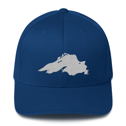 Lake Superior Fitted Baseball Cap | Platinum