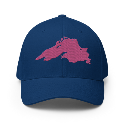 Lake Superior Fitted Baseball Cap | Apple Blossom Pink