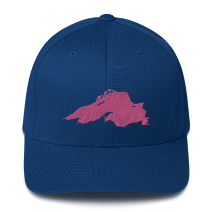 Lake Superior Fitted Baseball Cap | Apple Blossom Pink