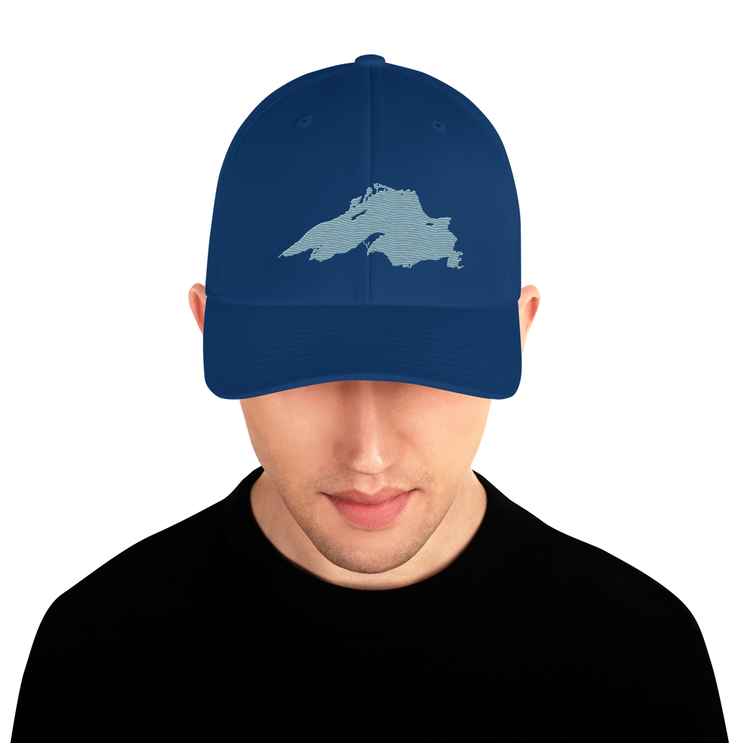 Lake Superior Fitted Baseball Cap | Opal Blue