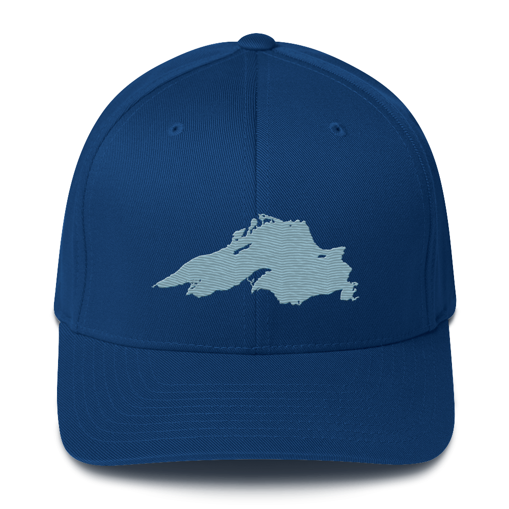 Lake Superior Fitted Baseball Cap | Opal Blue