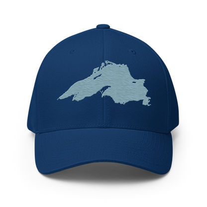 Lake Superior Fitted Baseball Cap | Opal Blue