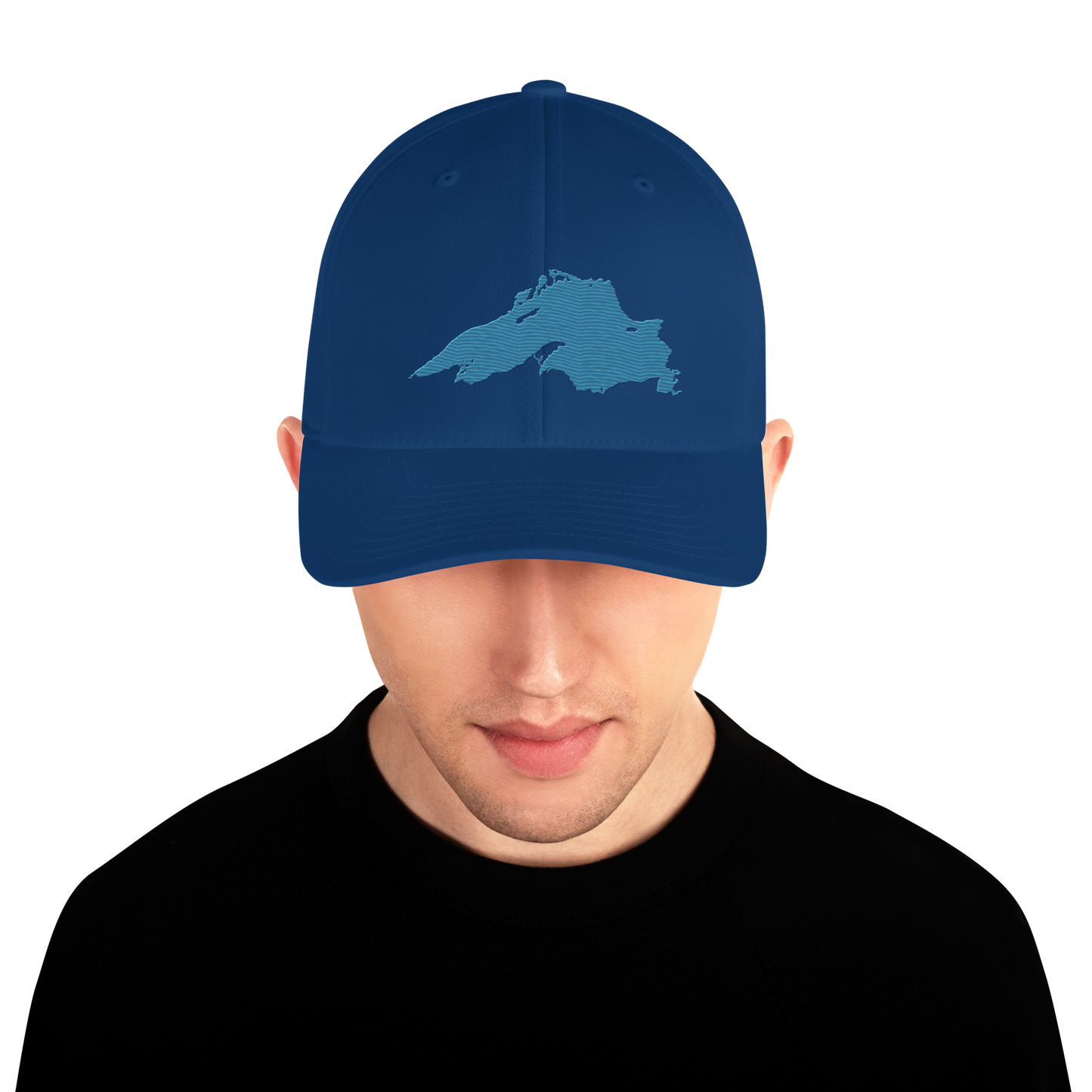 Lake Superior Fitted Baseball Cap | Traverse Blue
