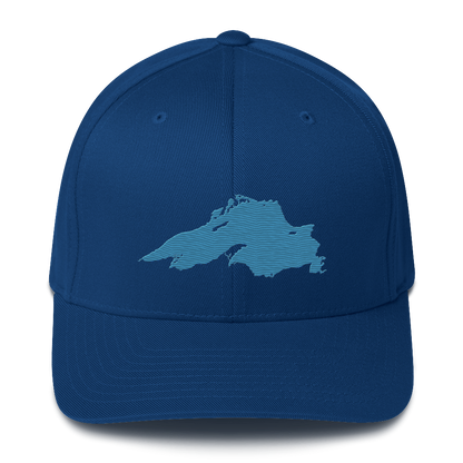 Lake Superior Fitted Baseball Cap | Traverse Blue