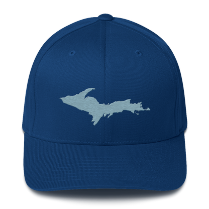 Upper Peninsula Fitted Baseball Cap | Opal Blue