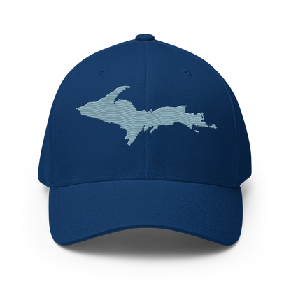 Upper Peninsula Fitted Baseball Cap | Opal Blue