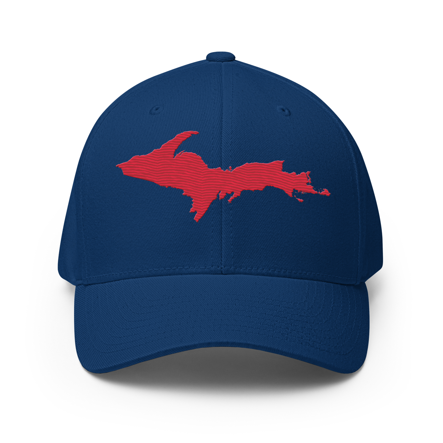 Upper Peninsula Fitted Baseball Cap | Lighthouse Red