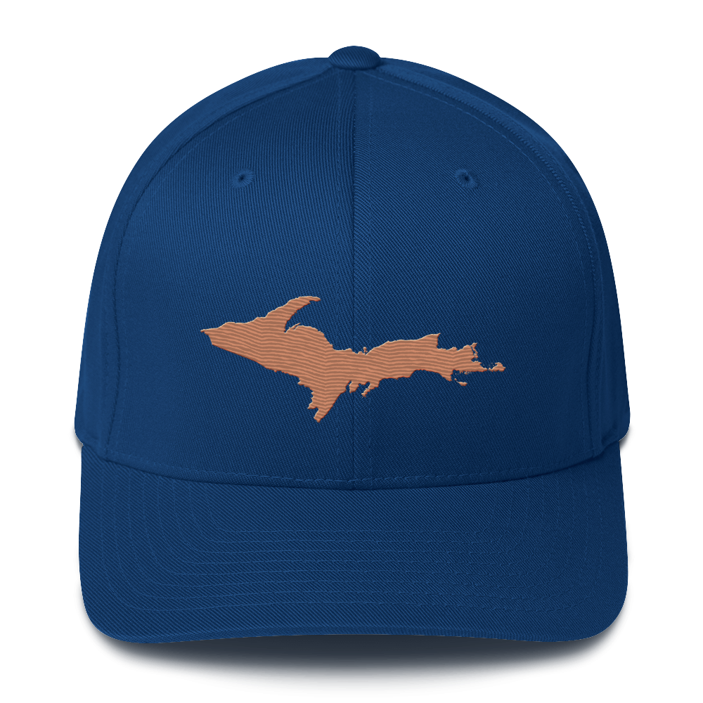 Upper Peninsula Fitted Baseball Cap | Copper