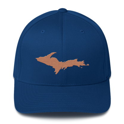 Upper Peninsula Fitted Baseball Cap | Copper