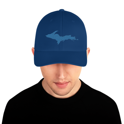 Upper Peninsula Fitted Baseball Cap | Superior Blue