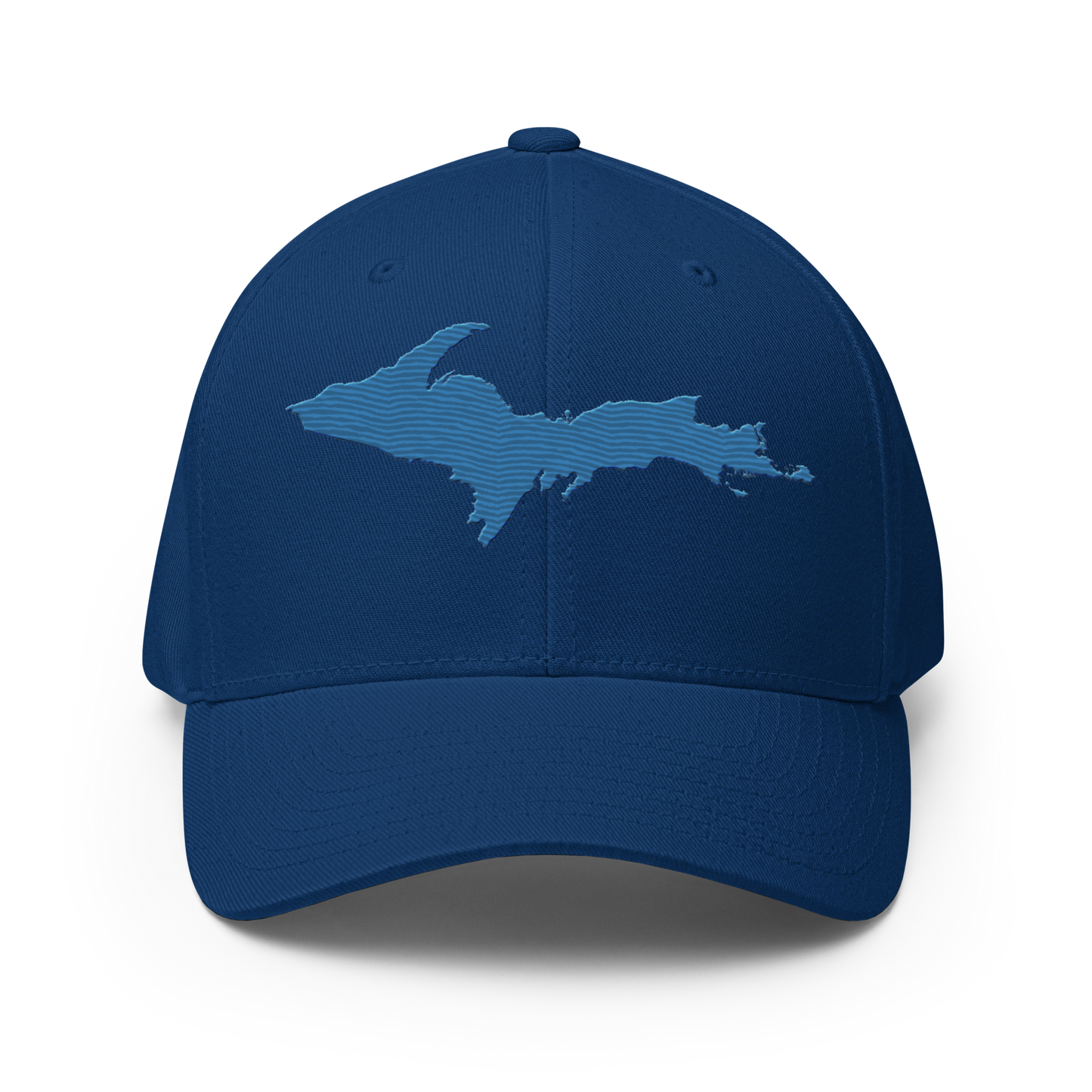 Upper Peninsula Fitted Baseball Cap | Superior Blue