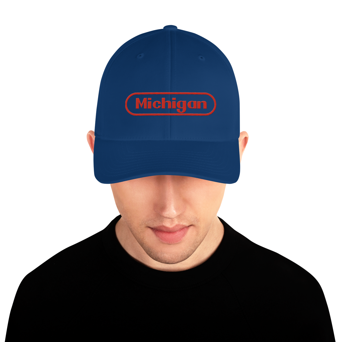 'Michigan' Fitted Baseball Cap | Video Game Parody