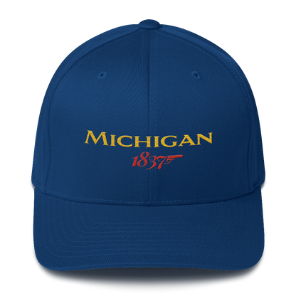 'Michigan 1837' Fitted Baseball Cap | British Spy Parody