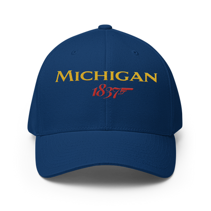 'Michigan 1837' Fitted Baseball Cap | British Spy Parody