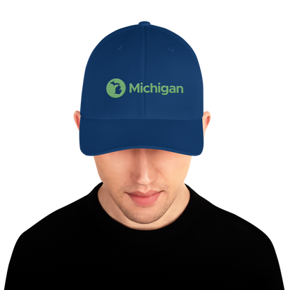 'Michigan' Fitted Baseball Cap | Music Streaming Parody