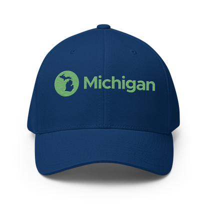 'Michigan' Fitted Baseball Cap | Music Streaming Parody