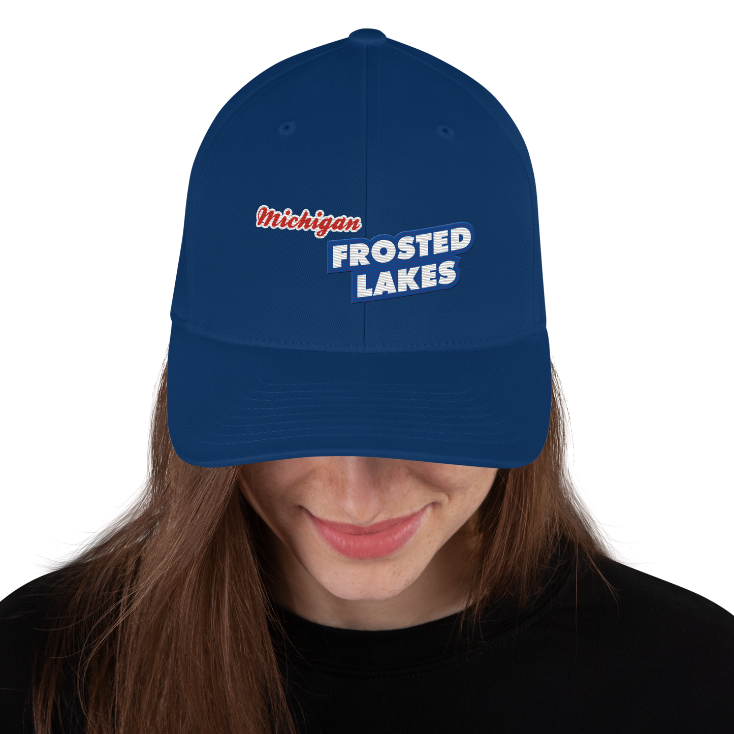 'Michigan Frosted Lakes' Fitted Baseball Cap | Cereal Parody