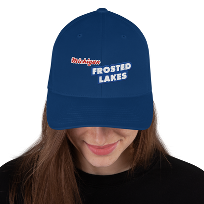 'Michigan Frosted Lakes' Fitted Baseball Cap | Cereal Parody