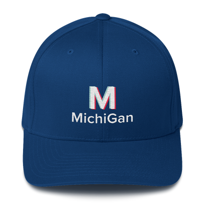 'Michigan' Fitted Baseball Cap | Social Media Parody