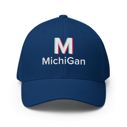 'Michigan' Fitted Baseball Cap | Social Media Parody