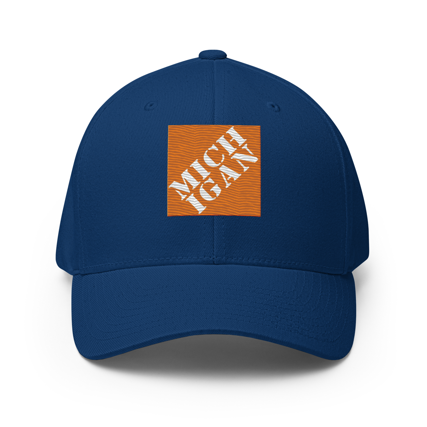 'Michigan' Fitted Baseball Cap | Construction Retail Parody