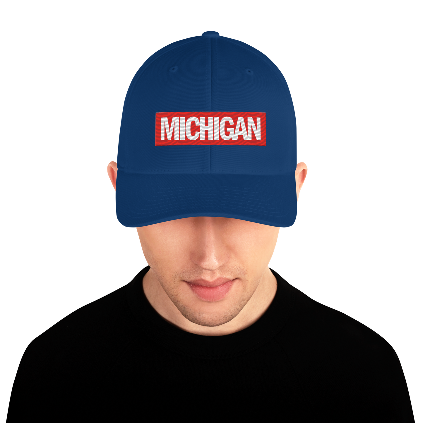 'Michigan' Fitted Baseball Cap | Superhero Parody