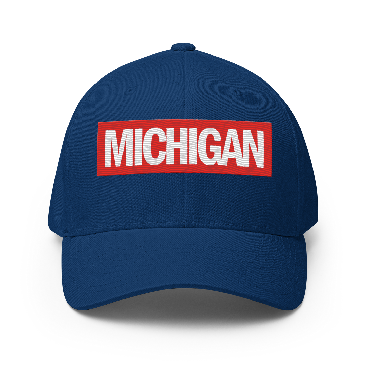 'Michigan' Fitted Baseball Cap | Superhero Parody