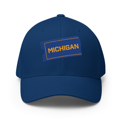 'Michigan' Fitted Baseball Cap | Video Rental Parody