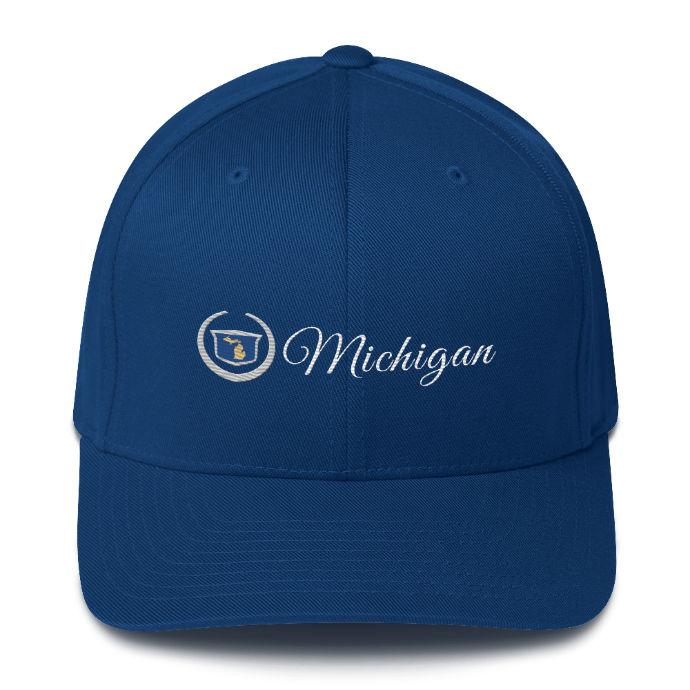 'Michigan' Fitted Baseball Cap | Luxury Auto Parody