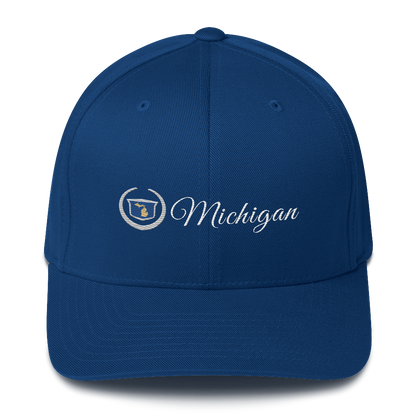 'Michigan' Fitted Baseball Cap | Luxury Auto Parody