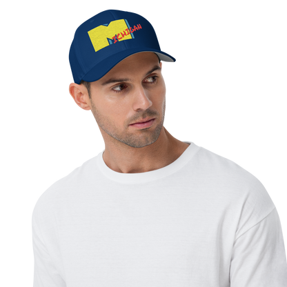 'Michigan' Fitted Baseball Cap | Music TV Parody