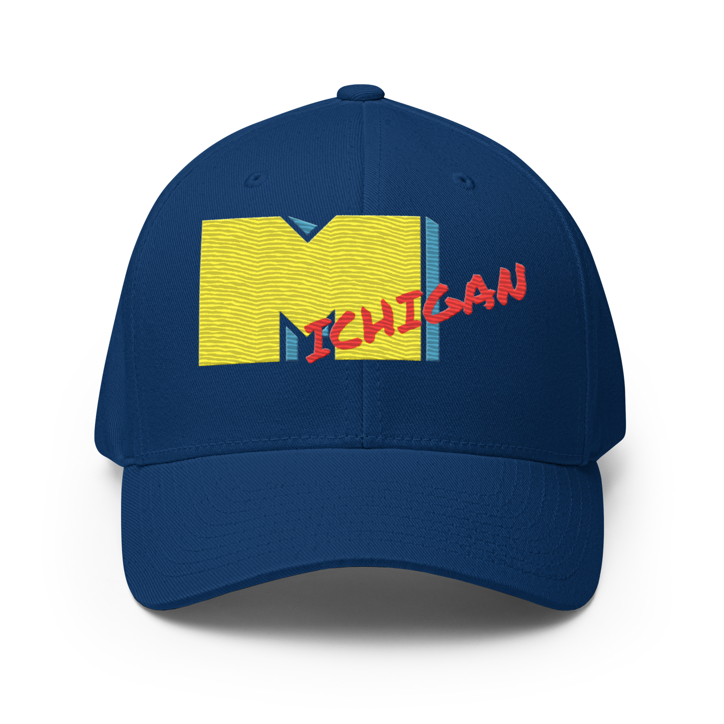 'Michigan' Fitted Baseball Cap | Music TV Parody