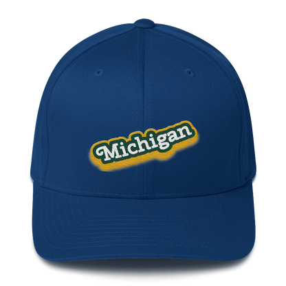 'Michigan' Fitted Baseball Cap | Ginger Pop Parody