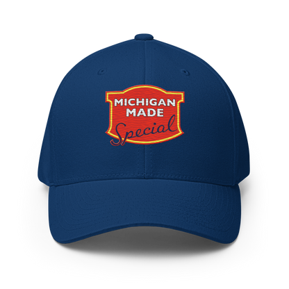 'Michigan' Fitted Baseball Cap | Potato Chip Parody