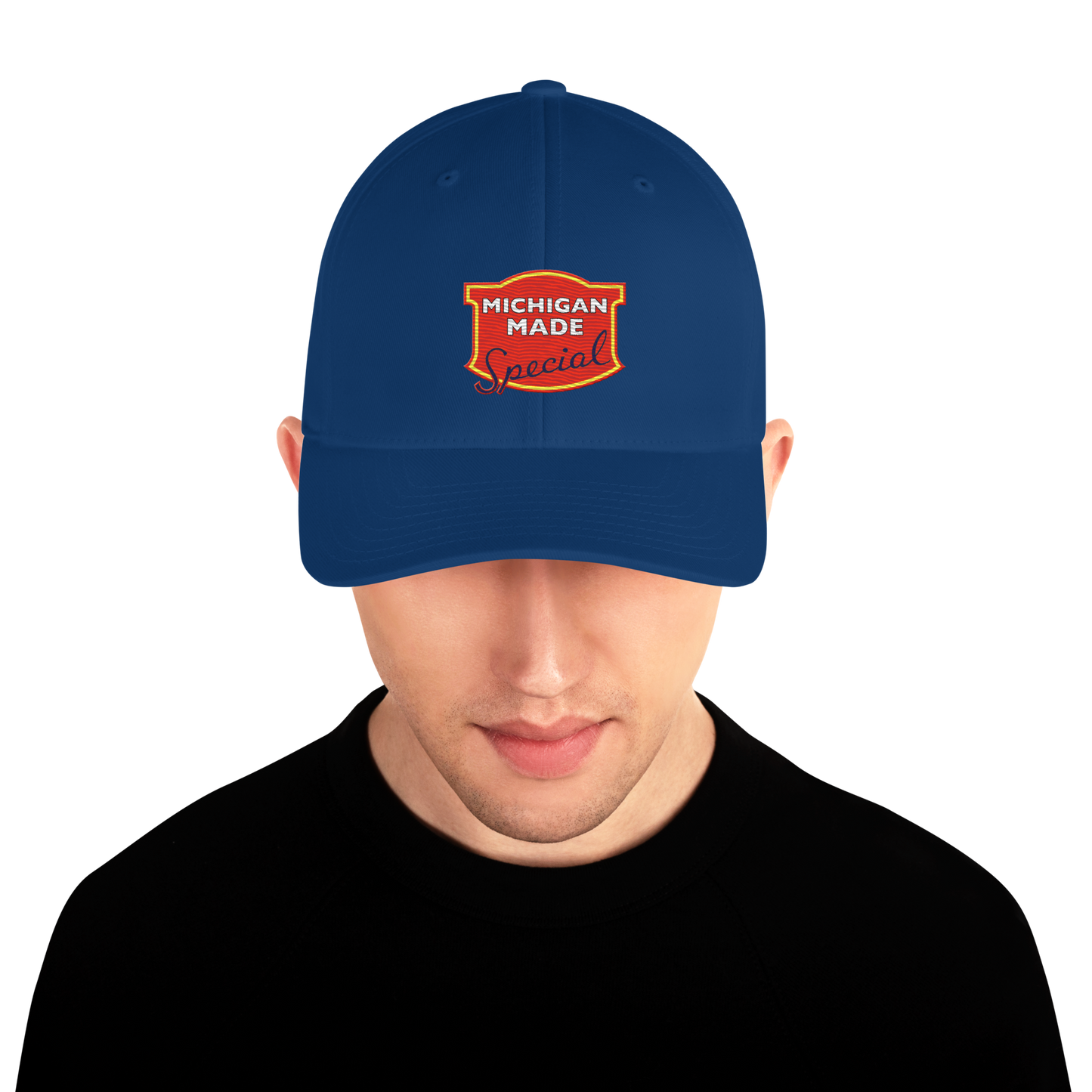 'Michigan' Fitted Baseball Cap | Potato Chip Parody