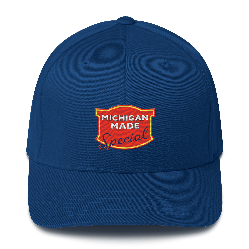 'Michigan' Fitted Baseball Cap | Potato Chip Parody