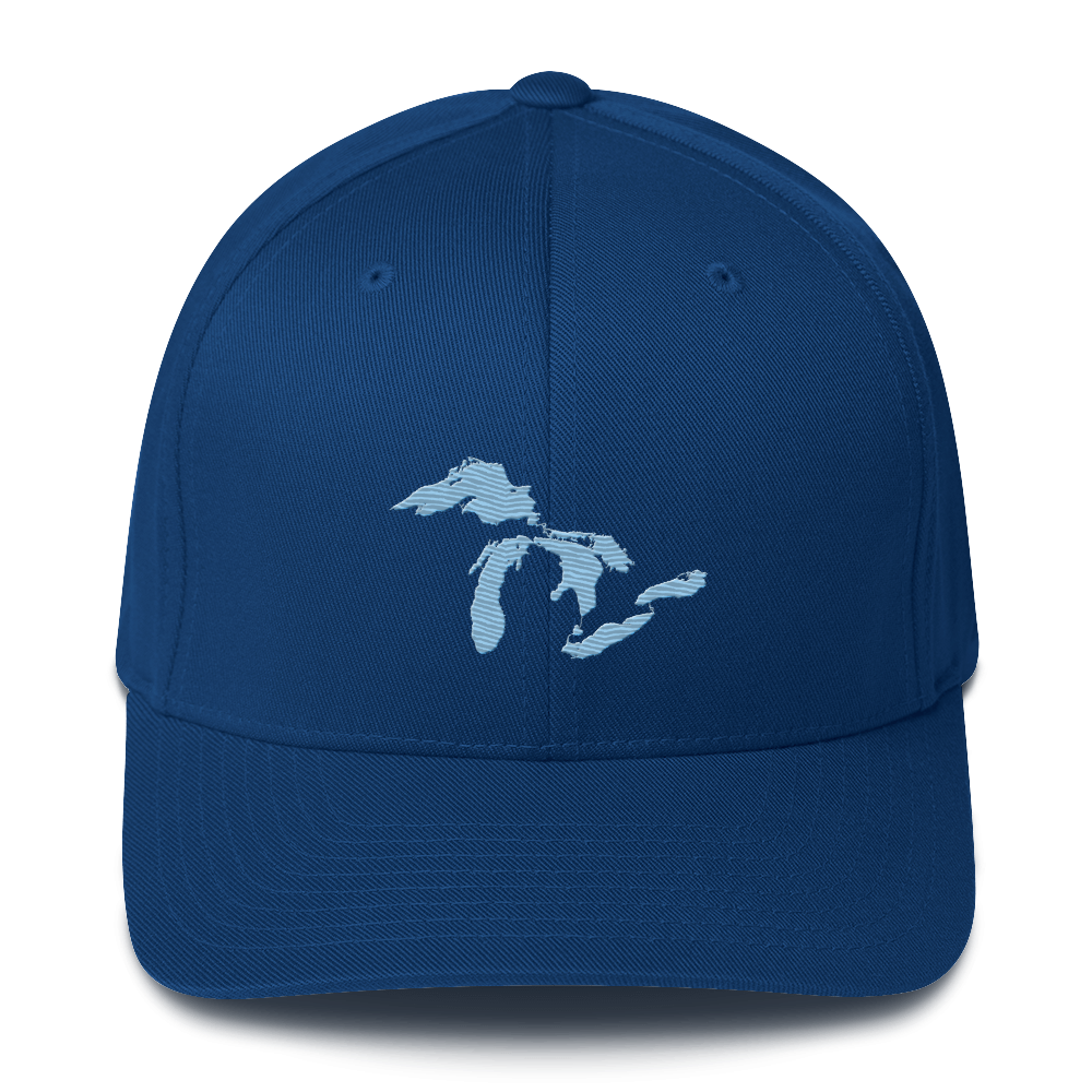 Great Lakes Fitted Baseball Cap | Romulus Blue