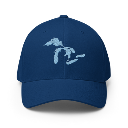 Great Lakes Fitted Baseball Cap | Romulus Blue