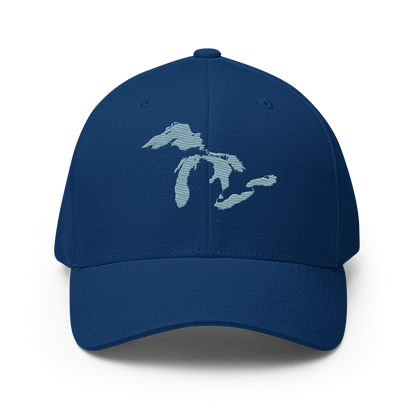 Great Lakes Fitted Baseball Cap | Opal Blue