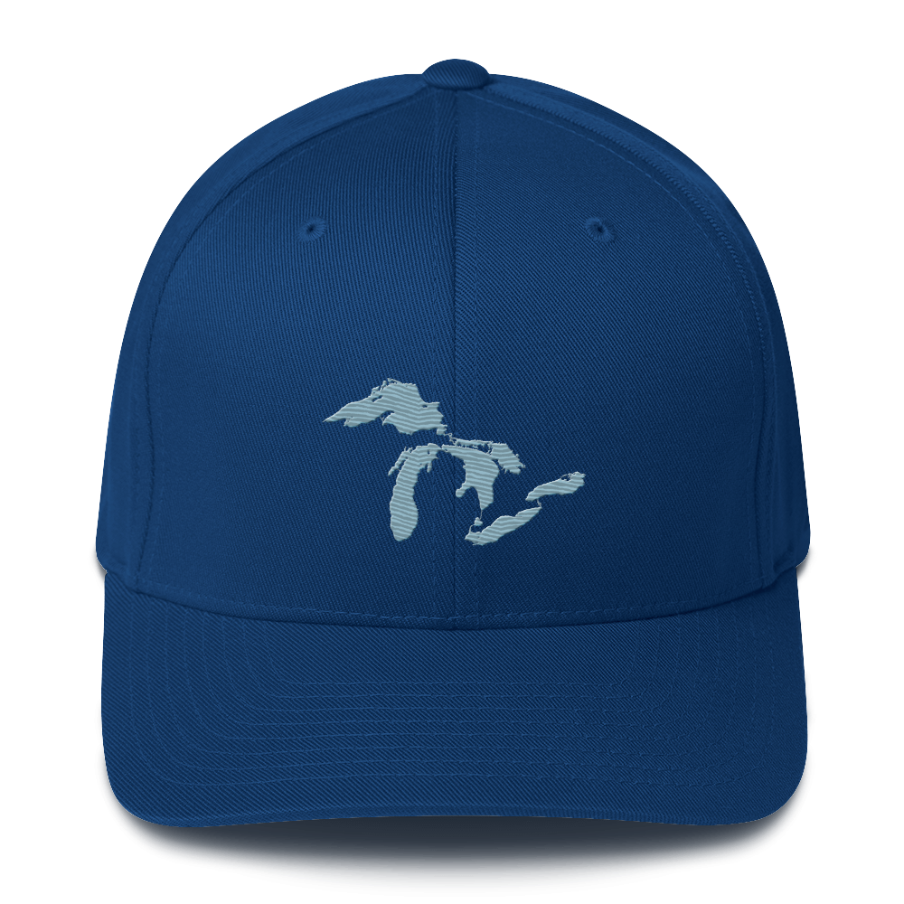 Great Lakes Fitted Baseball Cap | Opal Blue