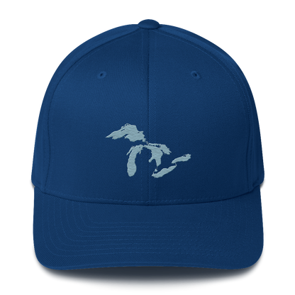 Great Lakes Fitted Baseball Cap | Opal Blue