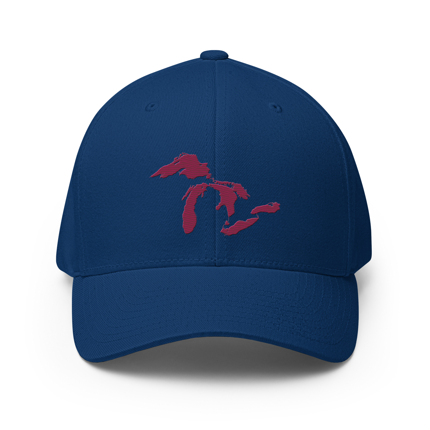 Great Lakes Fitted Baseball Cap | Ruby Red