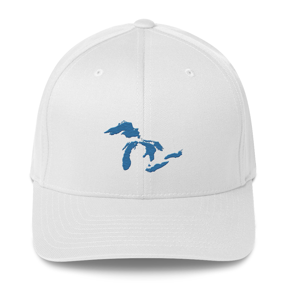 Great Lakes Fitted Baseball Cap (Superior Blue)