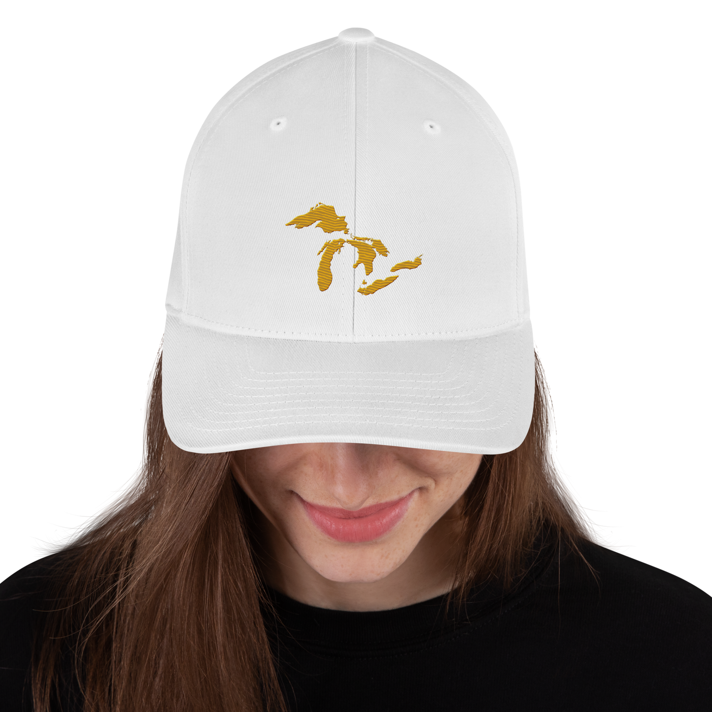 Great Lakes Fitted Baseball Cap (Gold)