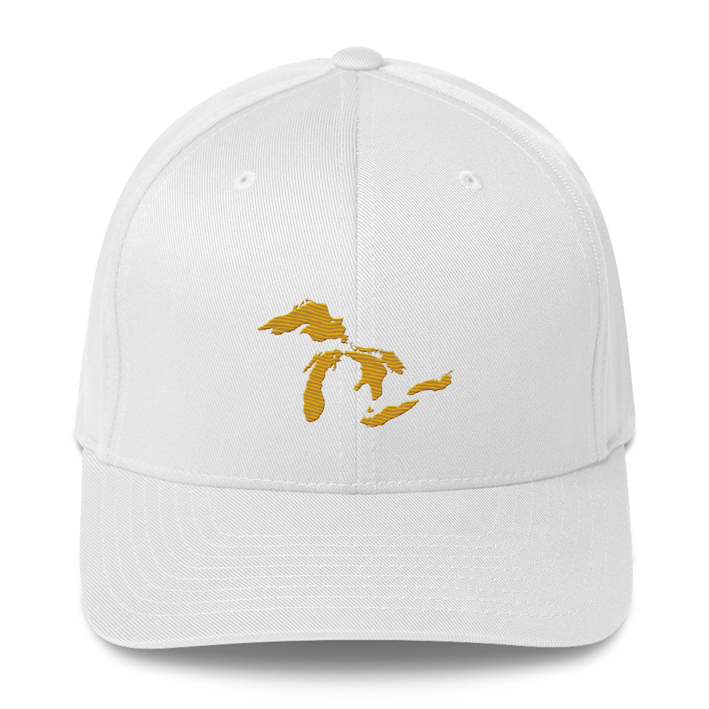 Great Lakes Fitted Baseball Cap (Gold)