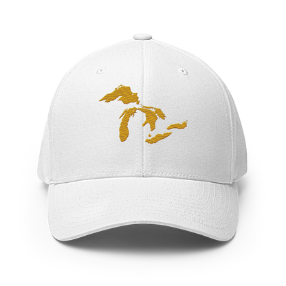 Great Lakes Fitted Baseball Cap (Gold)