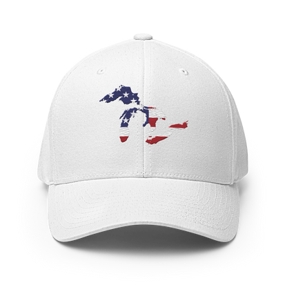 Great Lakes Fitted Baseball Cap (Patriotic Edition)