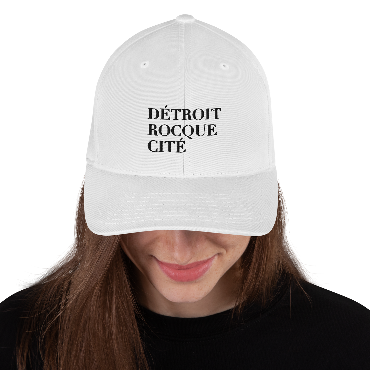 'Détroit Rocque Cité' Fitted Baseball Cap