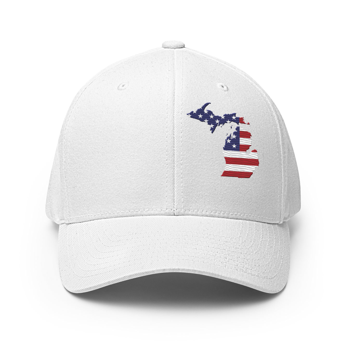 Michigan Fitted Baseball Cap (Patriot Edition)