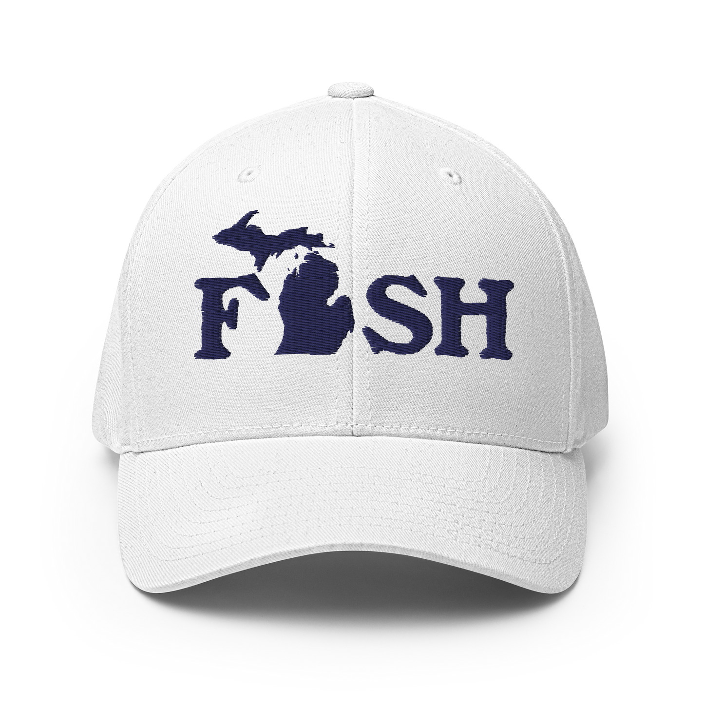 Michigan 'Fish' Fitted Baseball Cap